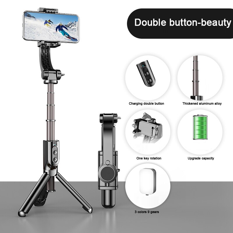 Phone Photo Video Stabilizer Handheld Gimbal Anti-Shake Selfie Stick Bracket Camera Shooting Sssistance Handheld Gimbal: sjmy5
