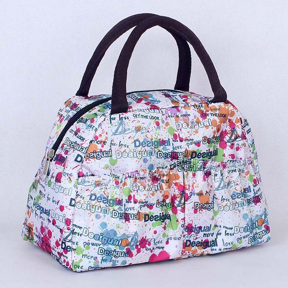 Handbag Small Bag Waterproof Printed Lunch Bag Bag Hand Carry Female Bag Storage Bag 31506: 18