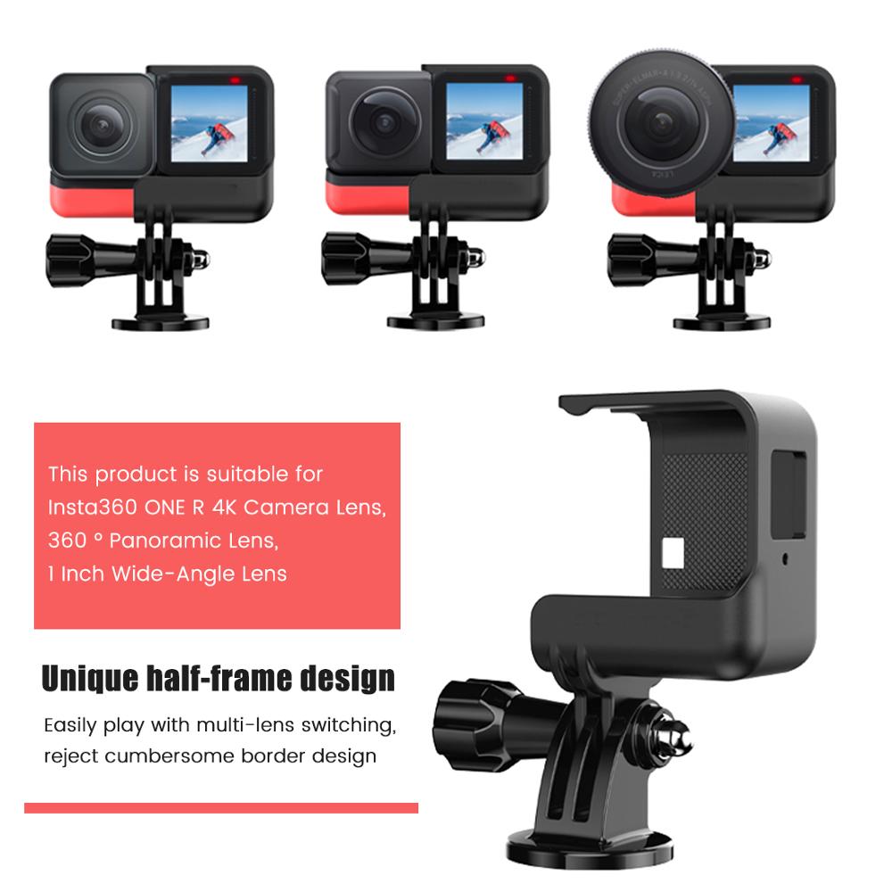 Protective Frame Case for Insta360 One R Quick Release Border Frame for Insta360 ONE R Tripod Adapter Accessories