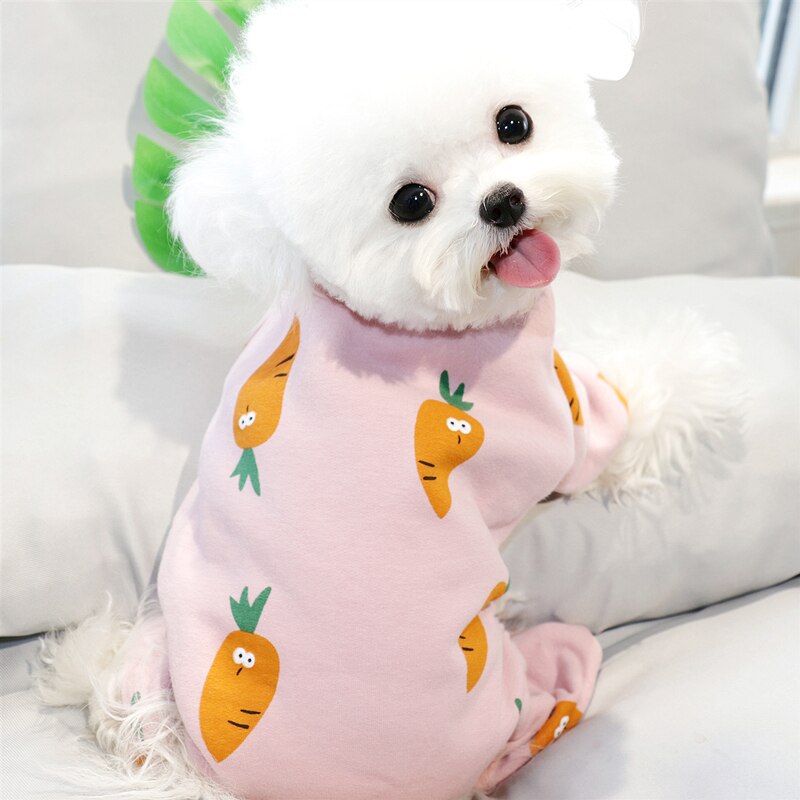 Herfst- en winterkleding huisdier plus fluwelen viervoeterkleding teddy bichon hiromi vip yorkshire melkhond kleine hondenkleding
