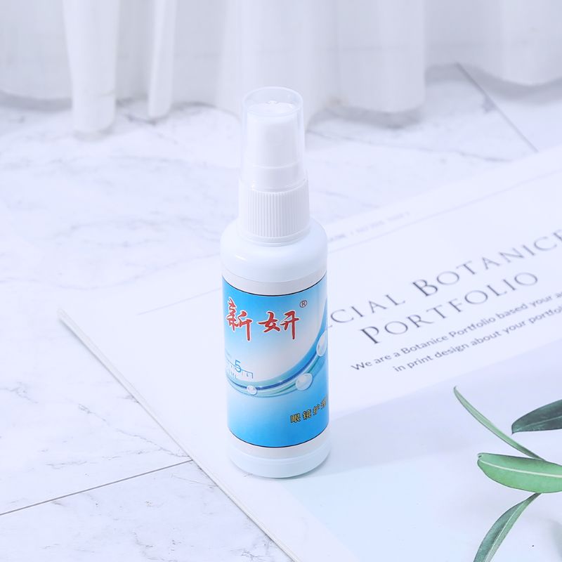 50ml Glasses Lens Cleaner Wipe Nursing Liquid Phone Screen Sunglasses Cleaning Anti Fog Misting Dust Portable Eyewear
