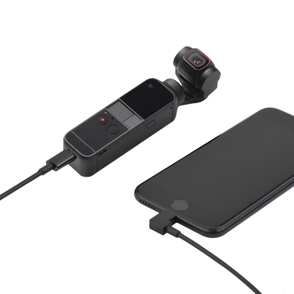 Selfie Stick for DJI POCKET 2 Handheld Gimbal Stabilizer Cable for Type-c IOS Android Phone Clip Module Extension Pole Accessory