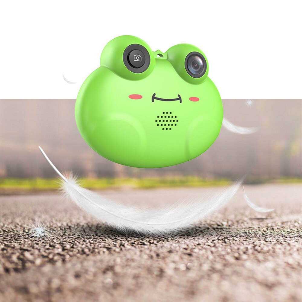 Rechargeable Cartoon Frog Digital Camera Children Digital Video Camera For Children 8.6*2.65*6.75CM