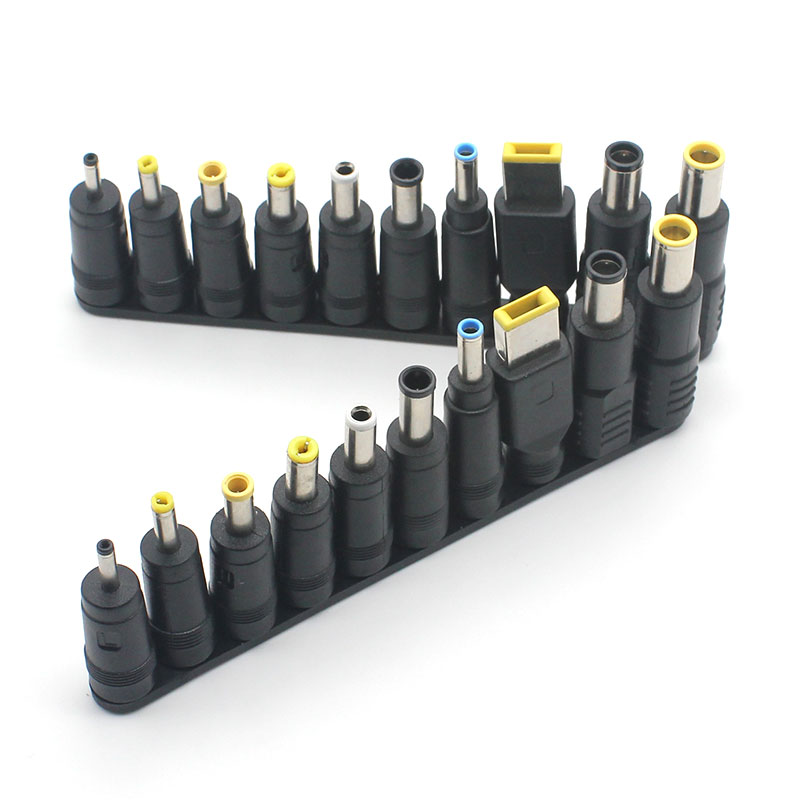 Anpwoo 10 stk/sæt universal til notebook laptop dc strømoplader forsyning adapter spidser stik stik til stik opladning