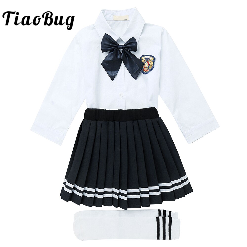 Girls Uniform for Kids Japanese British Style Scho... – Vicedeal