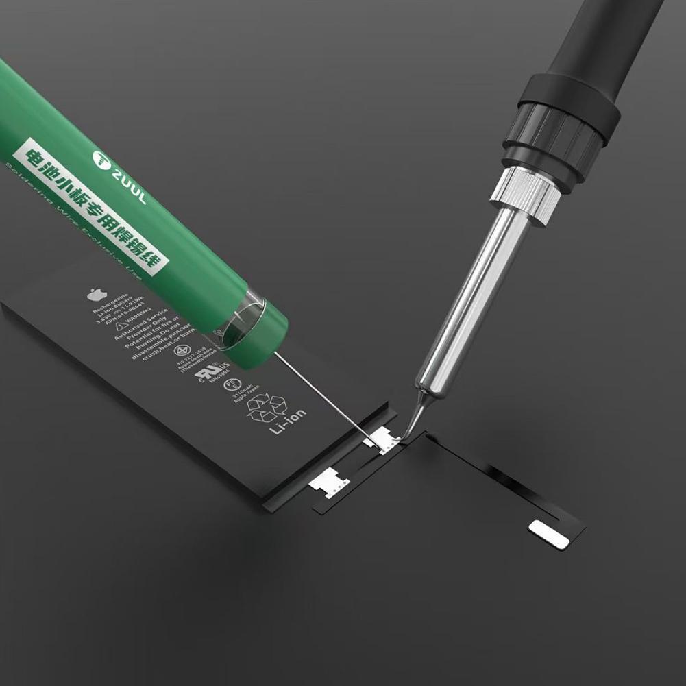 2UUL 3m 0.8mm Soldering Wire No Need Spot Welding Machine For Phone Battery Metal Board Repair Tool Rosin Solder Wire Tin Wire