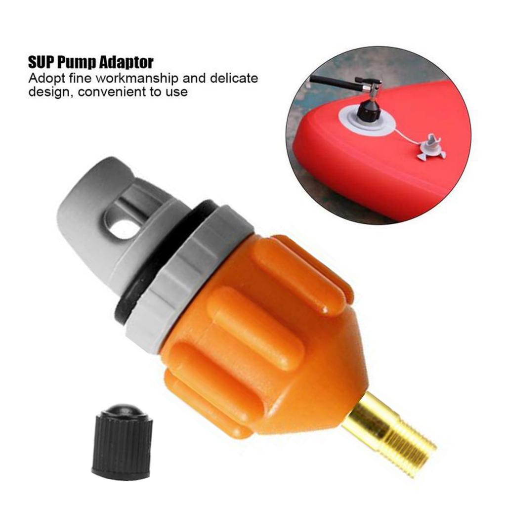 Standard Paddleboarding Electric Pump Valve Adapters Inflatable Pump Adaptor Compressor Air Valve Converter - Rubber Raft Airbed