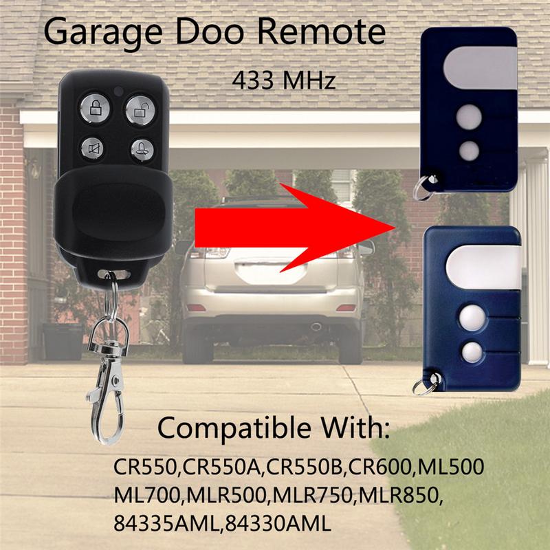 Smart Switch Remote Control Gate Garage Remote Replacement 433 MHz For Chamberlain Motorlift 84335 AML Smart Remote Control