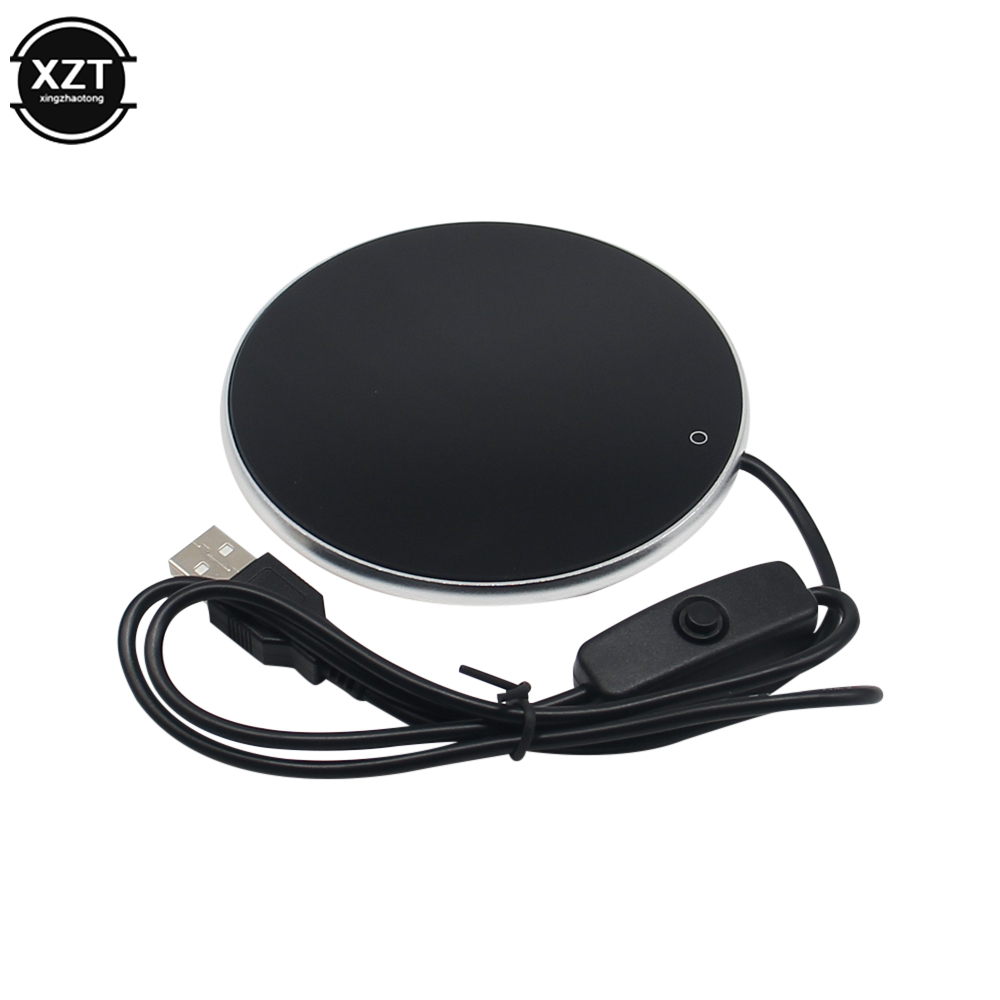 Scalda tazze usb scalda tazze da caffè scalda tazze da caffè sottobicchiere riscaldante termostatico scalda tazze da caffè elettrico per ufficio e casa: Grigio