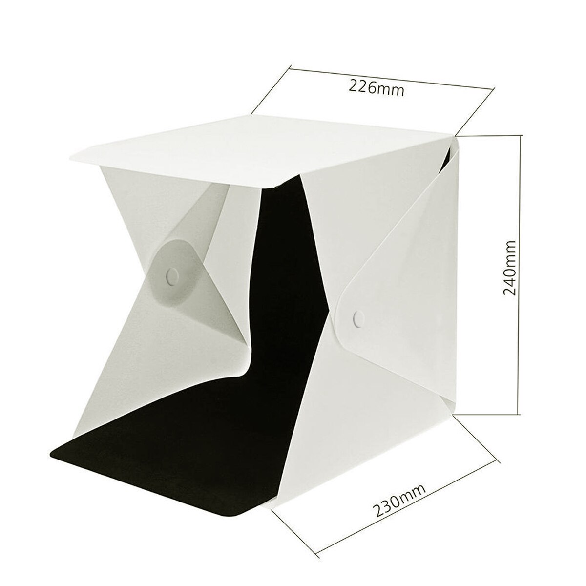 Light Room Mini Photo Studio 9" Photography Lighting Tent Kit Backdrop Cube Box Tabletop Shooting Photo Studio