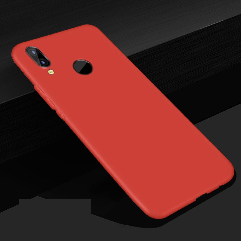 Ricestate Silicone Candy Case Voor Samsung Galaxy M10 M20 Cover Voor Samsung M20 M 20 Soft Matte TPU Ingericht Coque: For Samsung M10 / Red