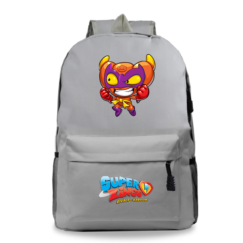 Sac A Dos Bookbag Super Zings Cartoon Rucksack Frauen Schule Taschen für Teenager Mädchen Zurück Pack Lässig Reise Rucksack kinder: 801 22