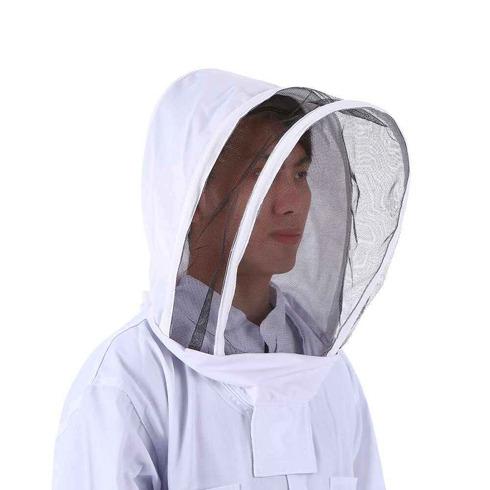 Traje de protección de apicultura, traje de algodón de apicultor, capucha de velo de seguridad, traje de ropa, traje de abeja, equipo WF