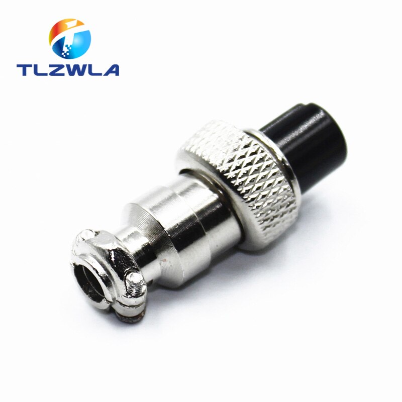 1set GX12 2/3/4/5/6/7 Pin Male + Female 12mm L88-93 Circular Aviation Socket Plug Wire Panel Connector with Plastic Cap Lid