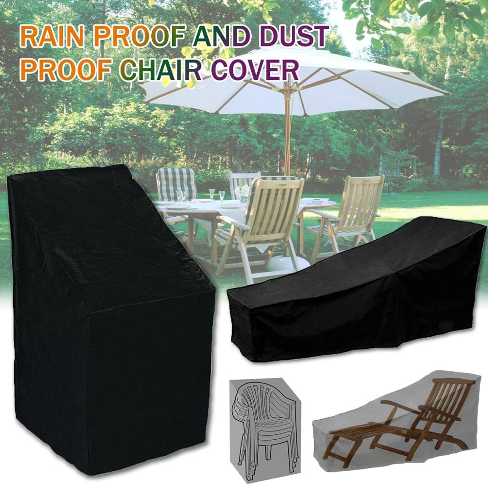 Grijs Outdoor Waterdichte Cover Tuinmeubelen Regenhoes Stoel Sofa Bescherming Regen Stofdicht Geweven Polyester Handig Cover