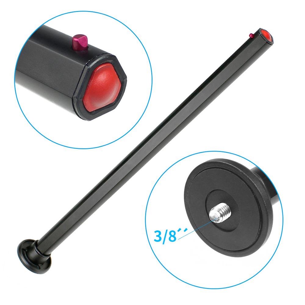 BGNing Horizontal Bar SLR Camera Mount Tripod Boom Rotatable Multi-Angle Center Column Rod Extension Cross Arm Photography
