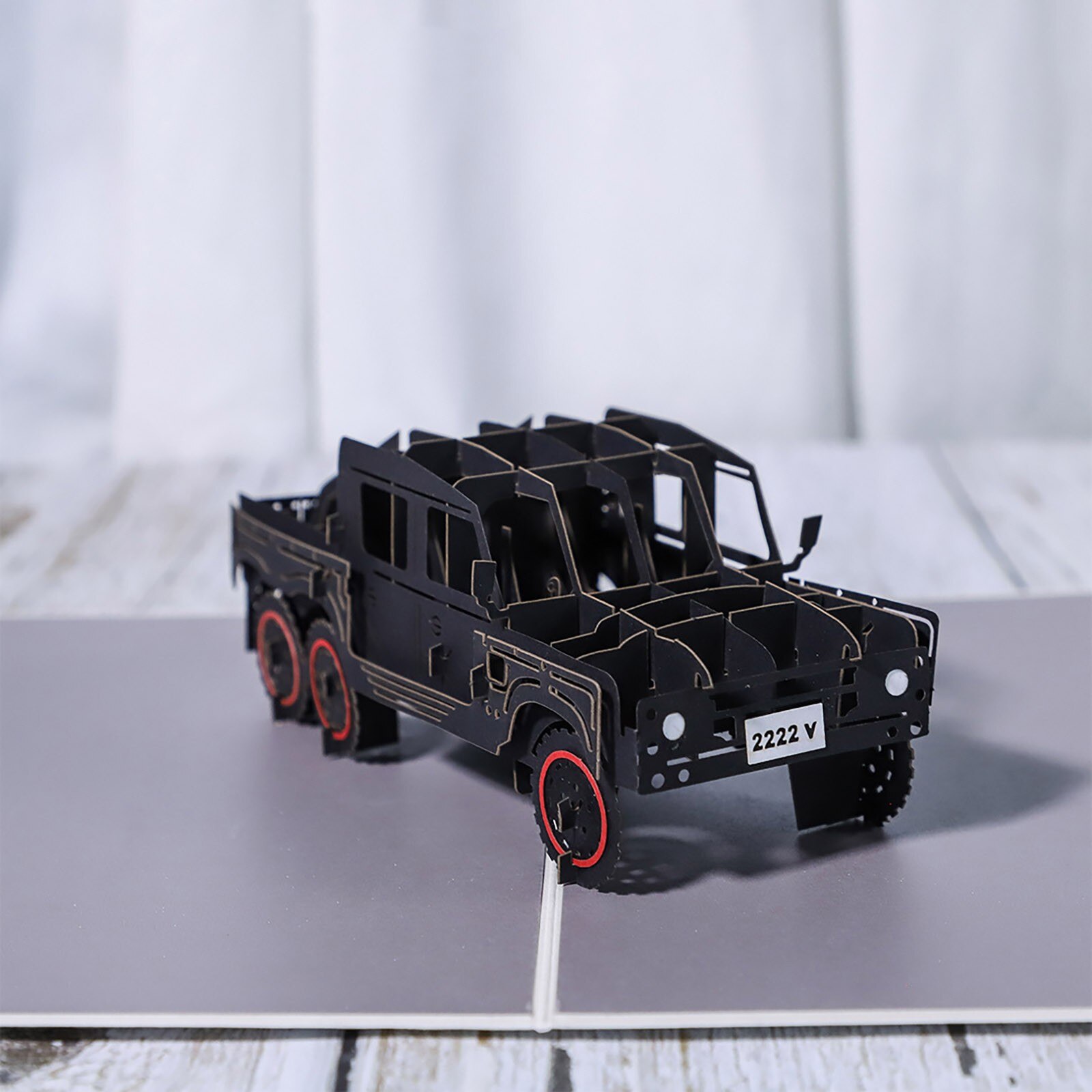 Carte de vœux Pop-Up en 3D pour voiture, carte de vœux pour anniversaire des mères, fête des pères, remise de diplôme, mariage, anniversaire, bien-être,