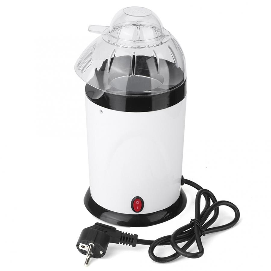 Husholdnings mini elektrisk blåser automatisk popcorn popper popcorn maker eu støpsel 220-240v hvit verktøy