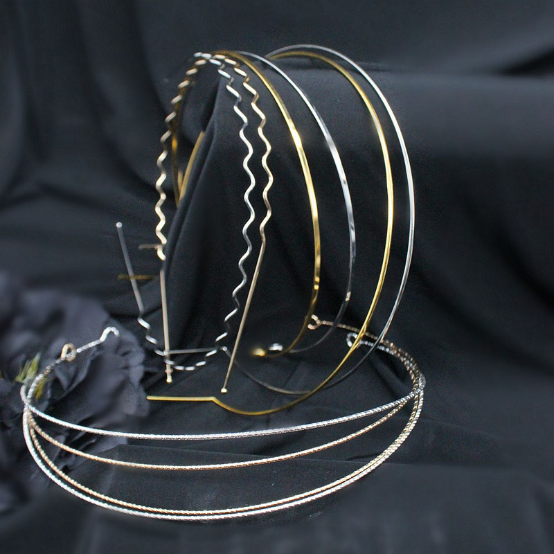 DIY Lolita Headdress Material Craft Hair Hoop Halo Double Layer Headband Crown Base Accessories For Women Girls