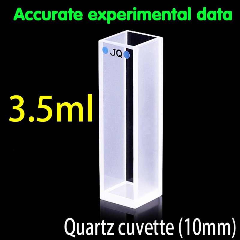 Célula de quartzo padrão com tampa e leve de fundo (10mm)