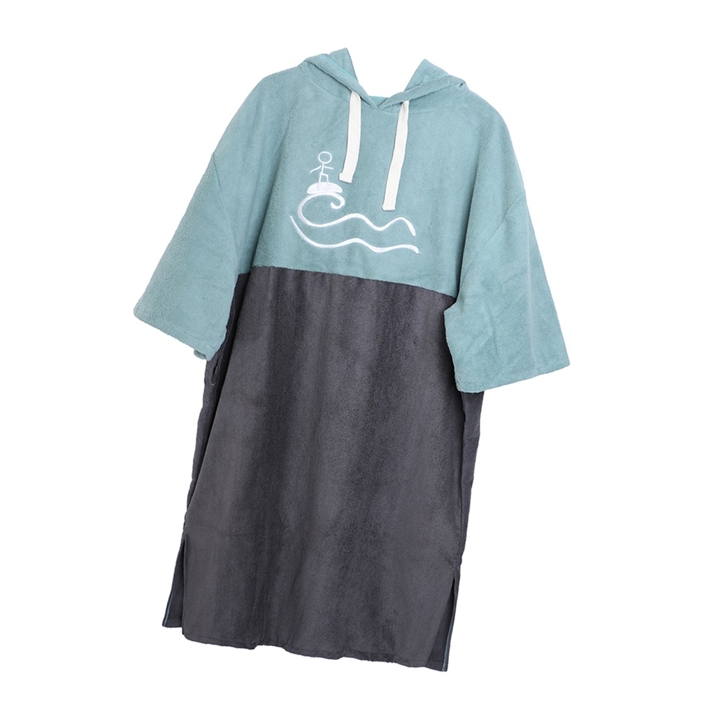 78 × 100cm badekåbe surf strand våddragt skiftende håndklæder poncho med hættetrøje