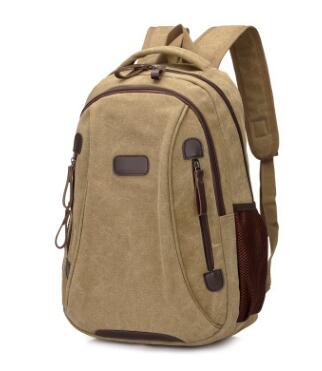 Chuwanglin Casual Canvas Mannelijke Rugzak Mannen Schooltassen 14 Inch Laptop Rugzakken Mode Reistassen Mochila Hombre A6811