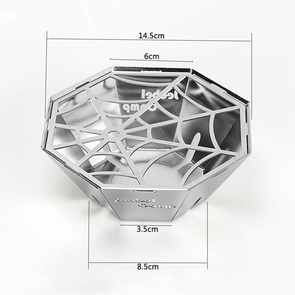 Jeebel Camp Stainless Steel Windshield for Soto 310 Gas Stove Hollow Mesh Outdoor Camping Windproof Windscreen Kettle Pot Holder
