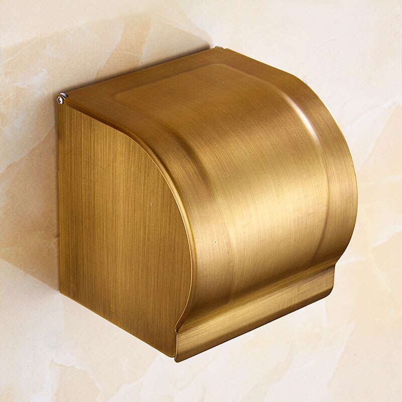 Antique Brass Finish Toilet Paper Holder /Bronze Paper Towel Holder/Roll Holder,Bathroom waterproof tissue box zba303