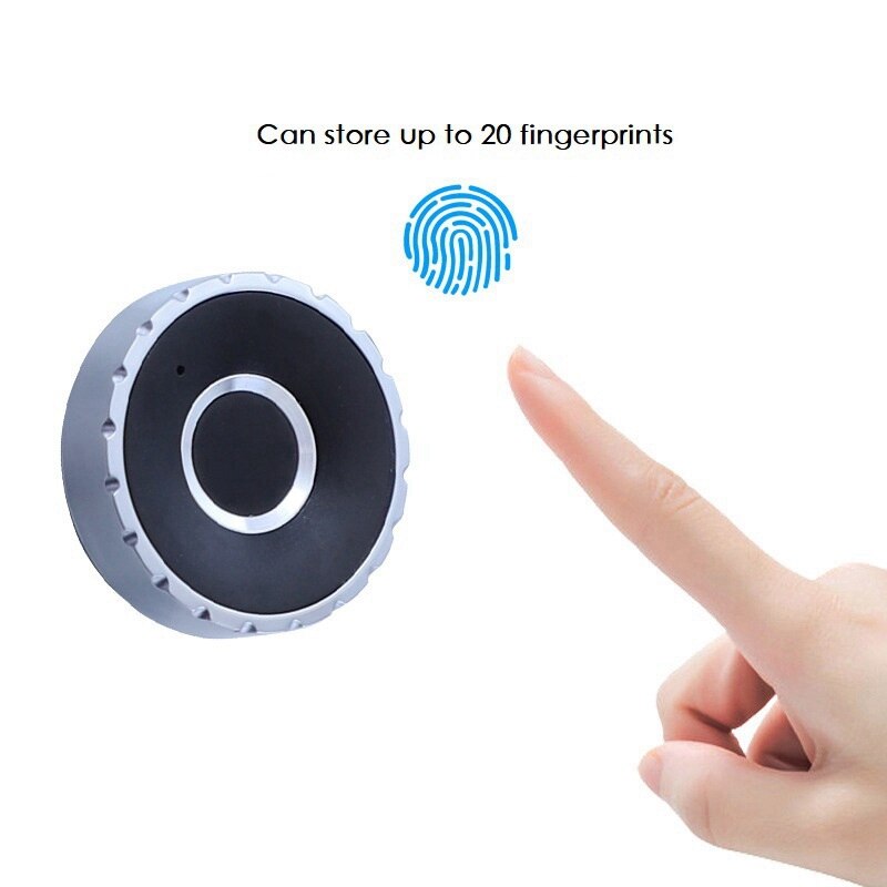 2 In 1 Vingerafdruk Slot Elektronische Kast Deursloten Smart Biometrische Archiefkast Lock Kit Vervanging Voor Home Office