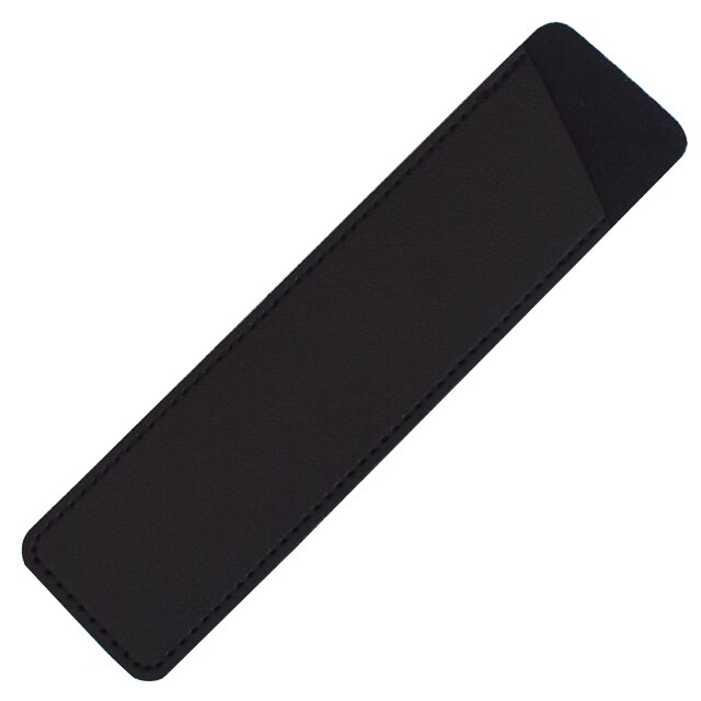 PU Leather Pen Protection Cover Holder Soft Pencil Case Writing Materials Pencilcase Stationery Office School Supplies: Black