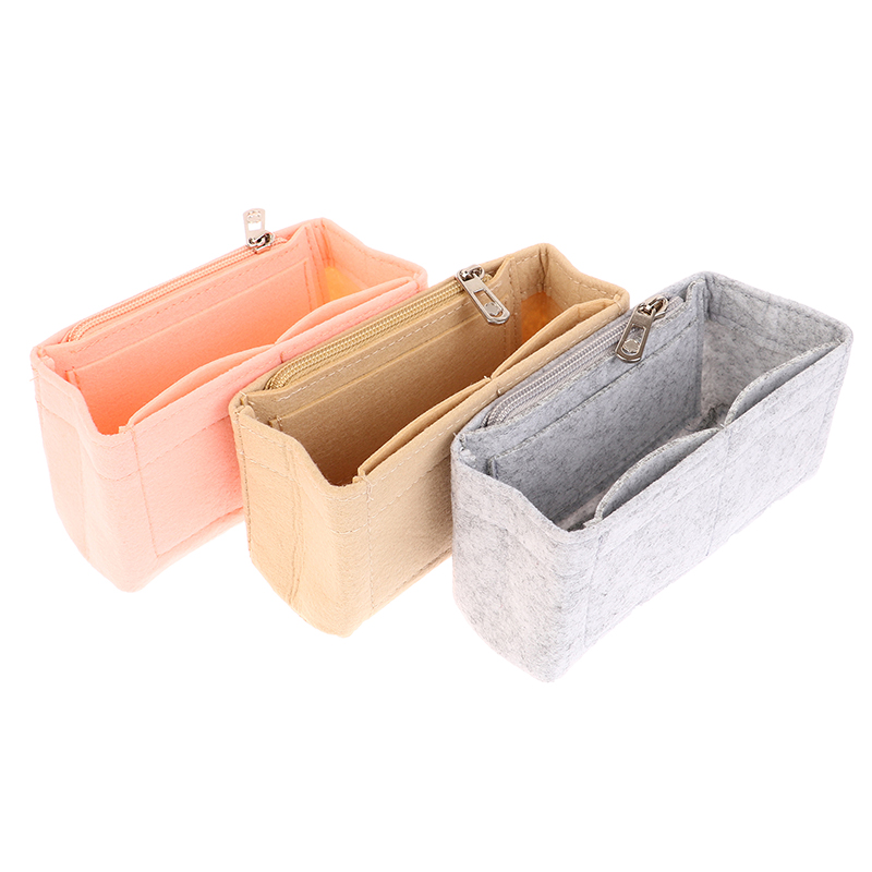 1 Stück Liner Tasche Filz Stoff machen-hoch Tasche Unterstützung Filz Einsatz Tasche passt für Handtasche Reise tragbare Einsatz Geldbörse Aufbewahrung tasche Organizer