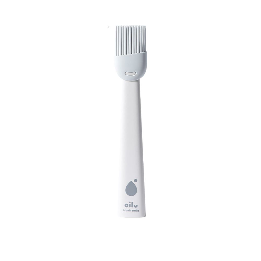 1Pc Silicone BBQ Oil Brush Basting Brush Kitchen Pastry Oil Cooking Smear BBQ Brush Tool Kitchen Accessories: White