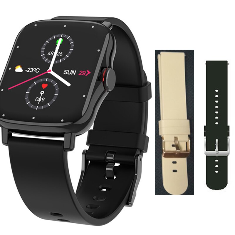 GTS 2 Smartwatch FM08 Männer Bluetooth Anruf 1,72 zoll Full Touch Fitness Tracker Blutdruck Uhr Frauen Smart Uhr VS p8: black NG Y add G