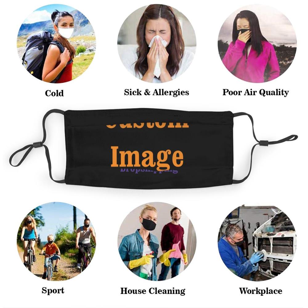 Face Mask Gray Marble Texture Cool Cycling Half Face Earloop Face Mask for Boys