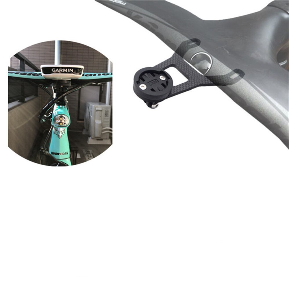 Soporte de fibra de carbono para ordenador de bicicleta, soporte para Garmin, manillar 5D para GoPro