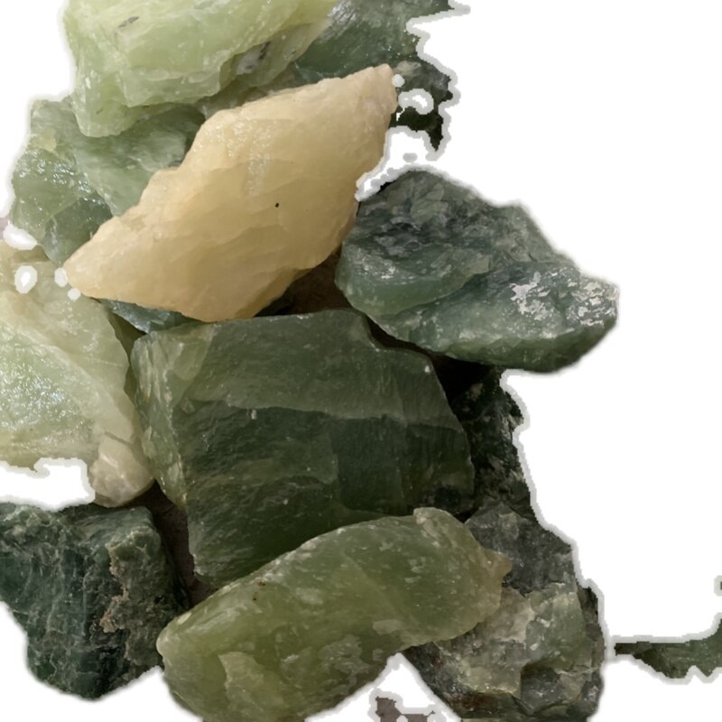 Xiuyan jade serpentine jade en af de fire berømte jade i kina ru stykker akvarium dekoration grus