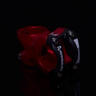 Taiwan PASS QUEST alloy Bicycle stem DJ/AM/FR/DH Downhill Mountain Bike stem 0 degree 45MM: Red