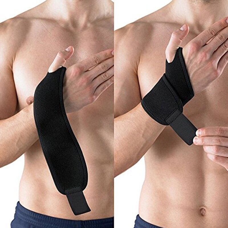 1Pcs Byepain Pols Brace, Pols Wraps Ondersteunen Verstelbare Bandjes Past Voor Carpaal Tunnel,Volleybal, Badminton, tennis, Basketbal