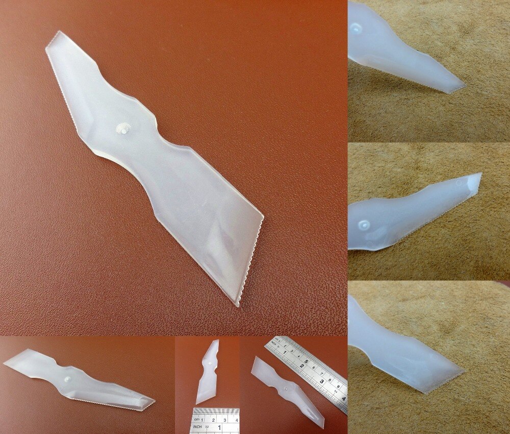 Lederstanzen Set 11-teilig - Halbrund Cutter Von 3-45mm Für Gürtel & Taschen