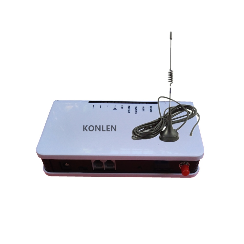 Gsm fast trådløs terminal / gsm-gateway til tilslutning af stationær telefon eller alarmsystem,