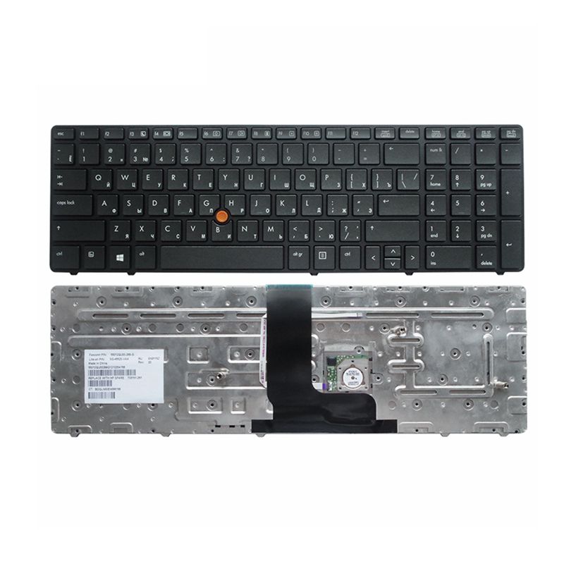 Teclado SP/JP/RU para ordenador portátil HP Probook 8560W 8570W con puntero