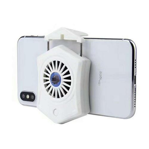 Teléfono Móvil Universal refrigerador Pad Gamepad calor ventilador de refrigeración titular accesorios de juego: Blanco