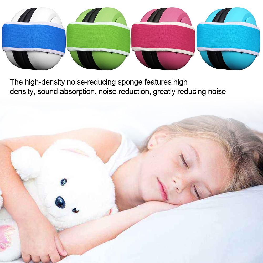 Ruisonderdrukking Koptelefoon Voor Pasgeboren Baby Geluiddichte Oorbeschermer Headset Met Elastische Band Slaap Kind Bescherming