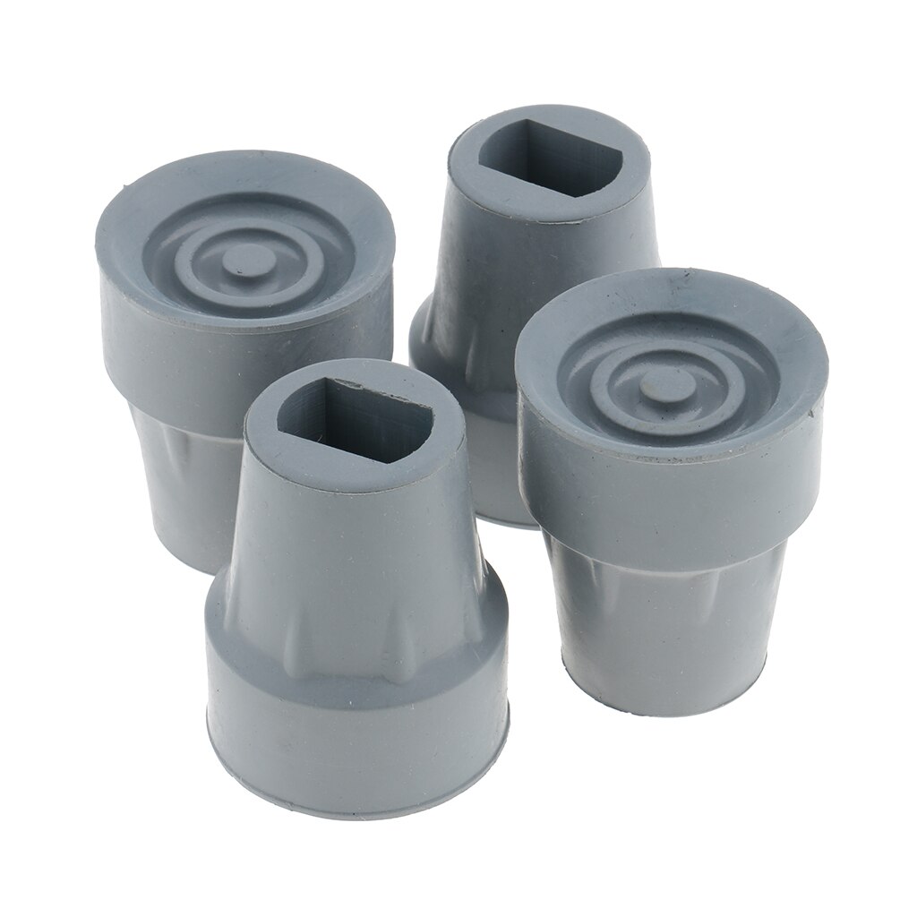 Mye 4x trekking stenger Tips slitesterk gummi krykke hylser enden bunnen