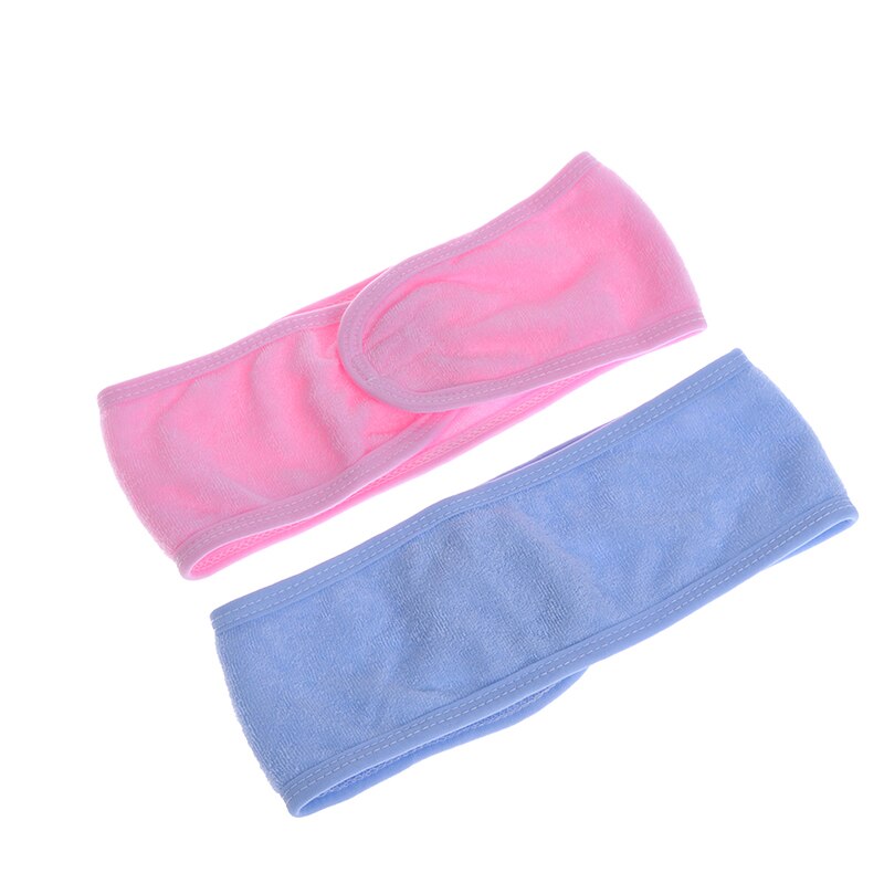 1pc kvinnor justerbart hårband makeup handduk hårinpackning pannband stretch salong spa ansikts pannband hårtillbehör duschmössa