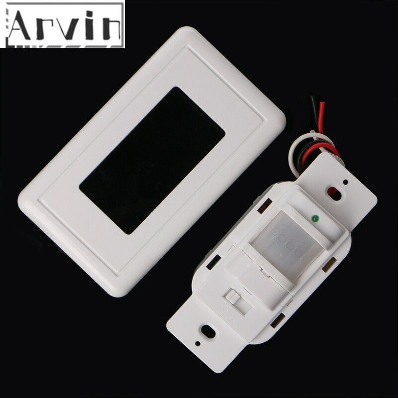 Smart Pir Motion Sensor Switch Ac 85V - 230V Verzonken Infrarood Auto Control On/Off Wall Switch menselijk Lichaam Inductie Detector