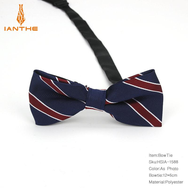 Bowtie mannen formele stropdas jongen mannen business wedding strikje Mannelijke Dress Shirt krawatte legame dot zijde vlinder: IA1588