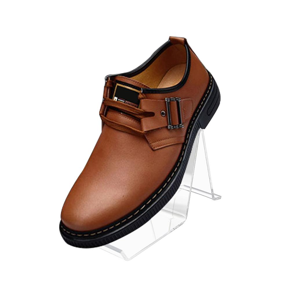 Klar akryl sko butik display stande stativ holder sandal display stande #cw