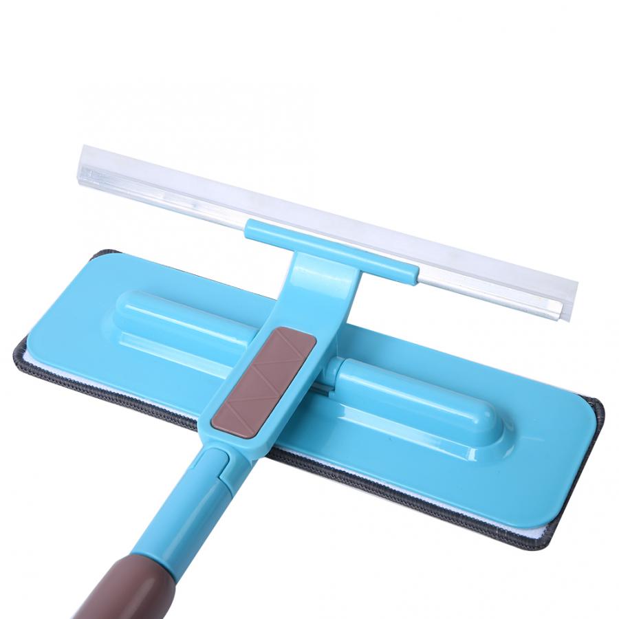Window Wiper Floor Cleaner Multi-functional Window Cleaner Retractable Rod Floor Glass Wiper Cleaning Tool for Home