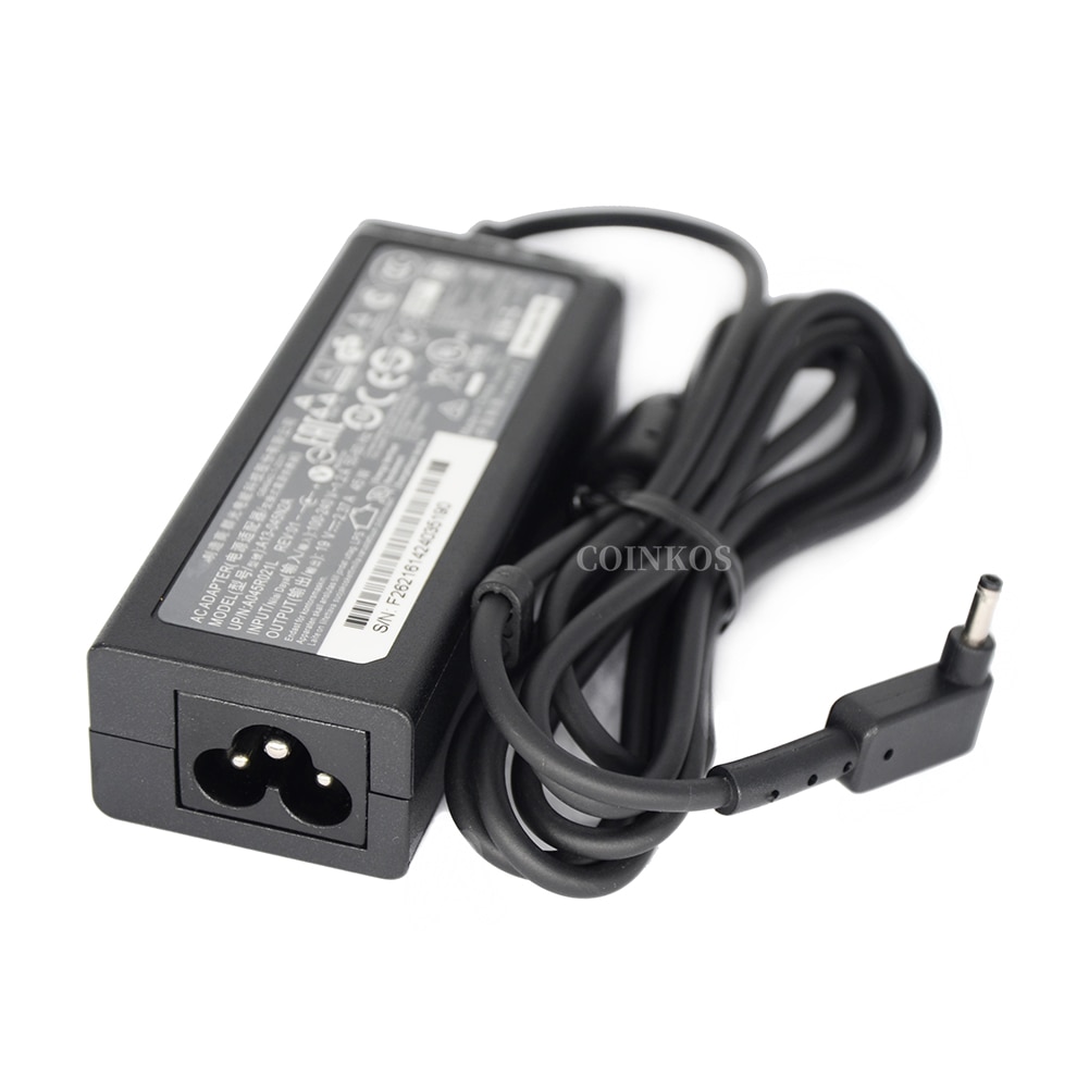 AC Adapter Charger For Acer Swift 3 SF314-51-731X Alpha 12 SA5-271P-74E1, Aspire A13-045N2A A045R021 Laptop Power Supply 19V 45W
